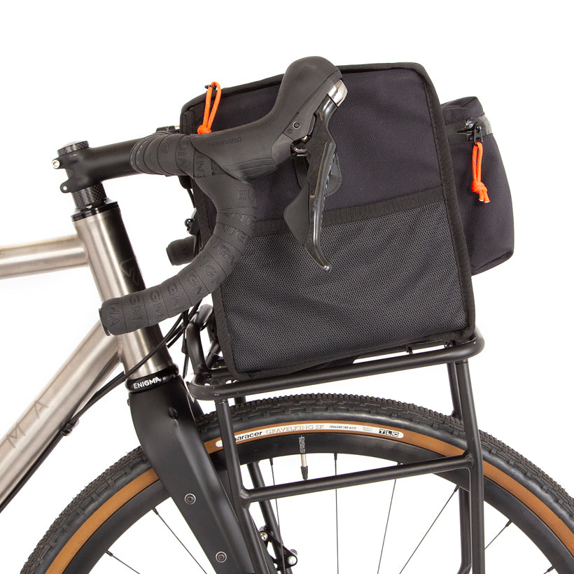 front bike rack bag