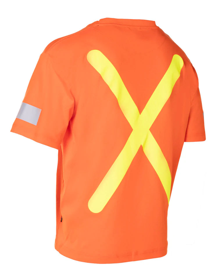 Forcefield Retro Hi-Vis Cotton Short Sleeve T-Shirt 022-RTROS Size:XL and cleaning