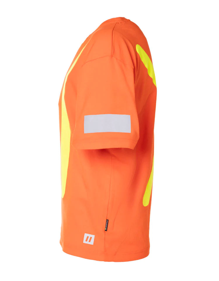 Forcefield Retro Hi-Vis Cotton Short Sleeve T-Shirt 022-RTROS Size:XL and cleaning
