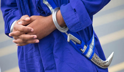 Kirpan dagger carried by Sikh men