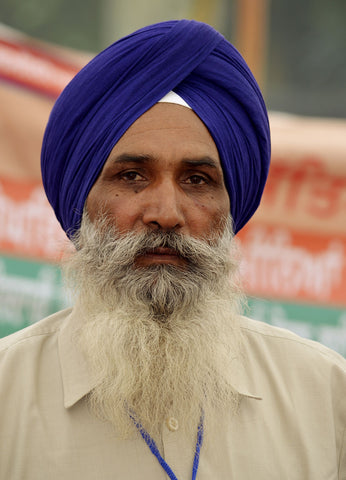 Close up of Sikh Beard