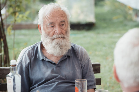 Elderly man with a white beard