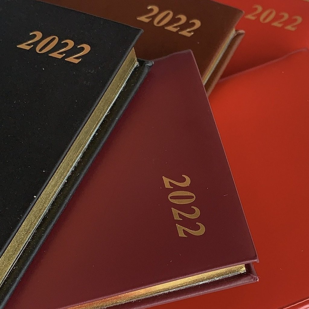 Charing Cross, 2024 3x2 Calendar Book, Leather Pocket Planner