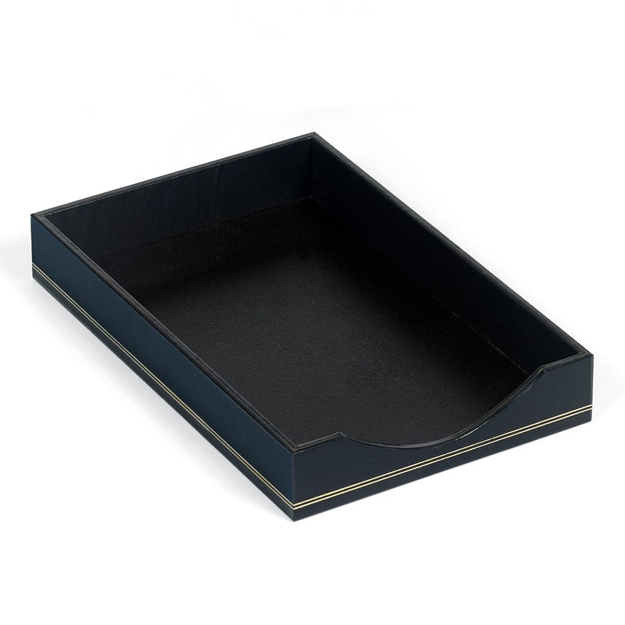 Navy Blue (Biden Blue) Leather Desk Accessories | Hand Made in NYC | L ...