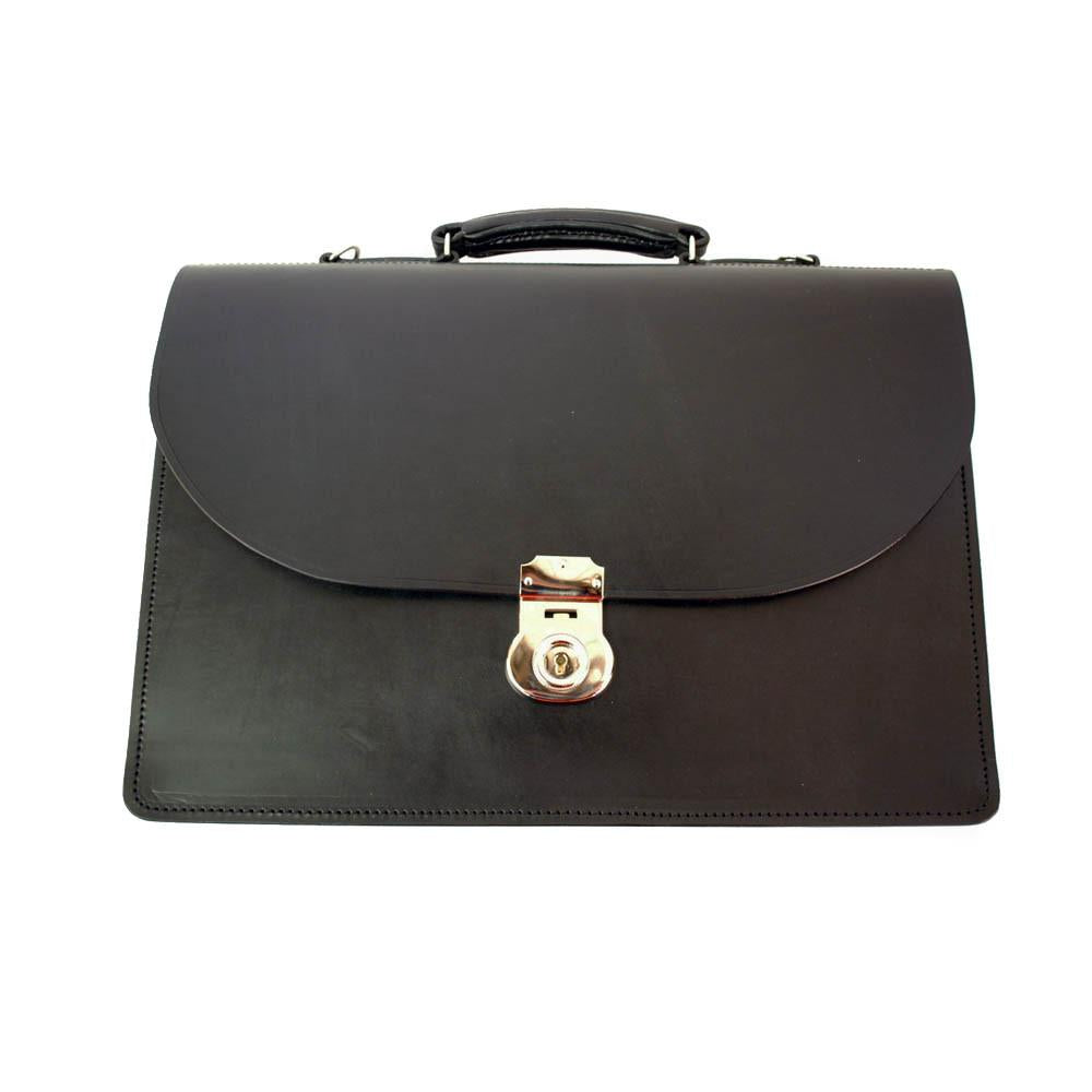 english bridle leather briefcase