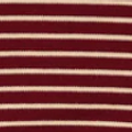 BURGUNDY/PEACH STRIPE