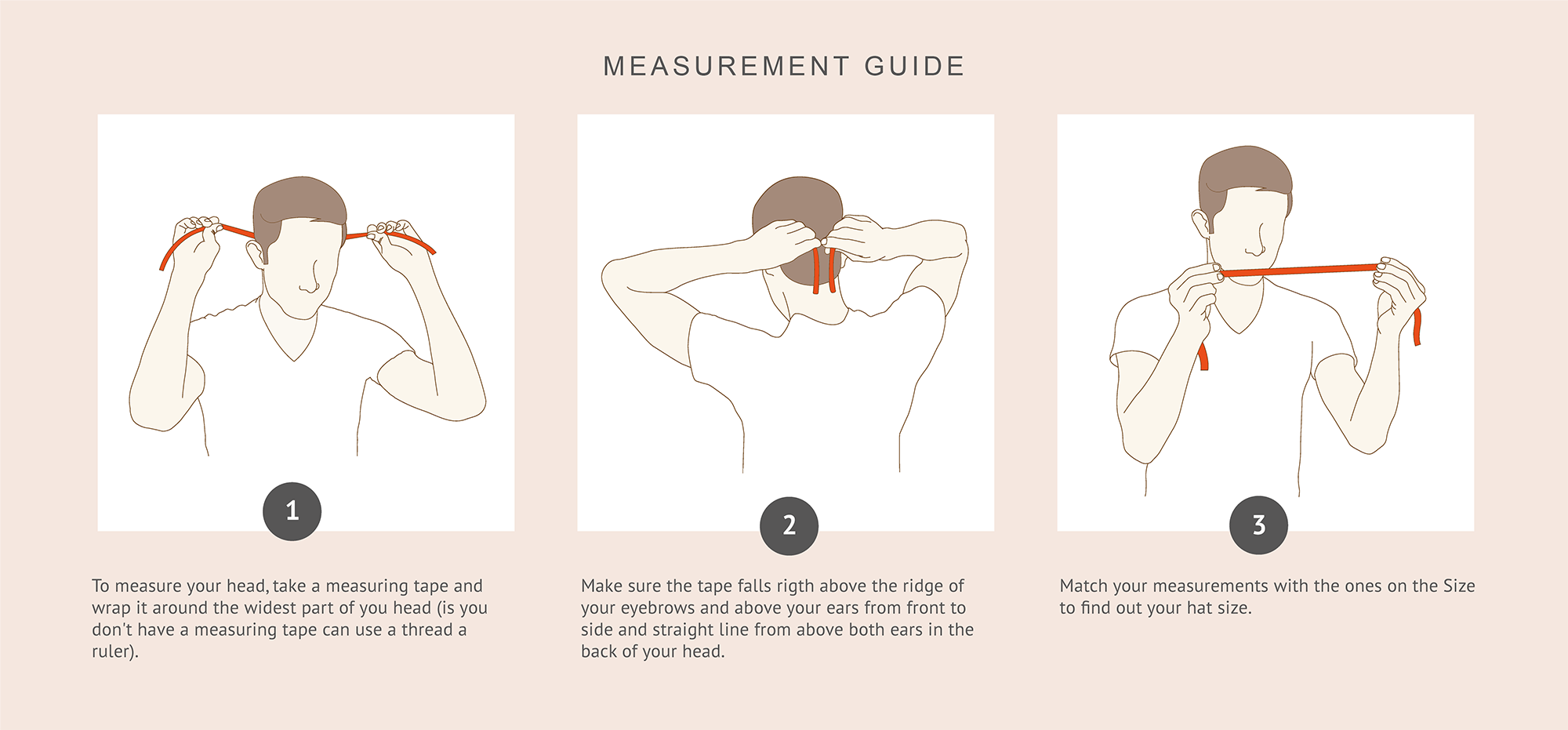 To measure your head size for Yoruba caps, you will need a measuring tape  or a piece of string and a ruler. Continue this step-by-step…