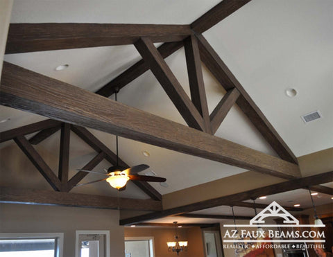 How To Enhance Vaulted Ceilings With Beams Az Faux Beams