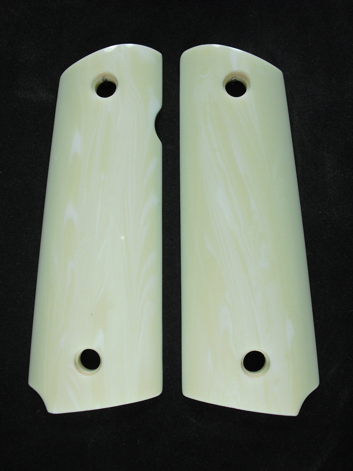 Faux Ivory 1911 Grips Full Size Ls Grips 0696