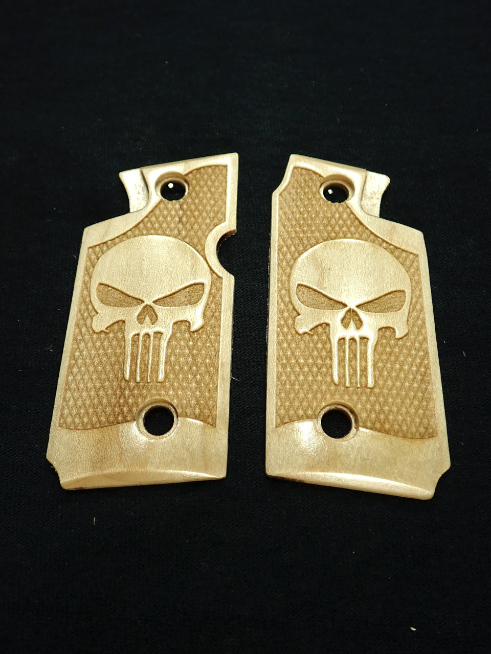 Maple Punisher Springfield Armory 911 .380 Grips #2 – LS Grips