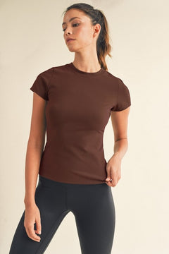 Flex Fusion Active Tee- Coffee