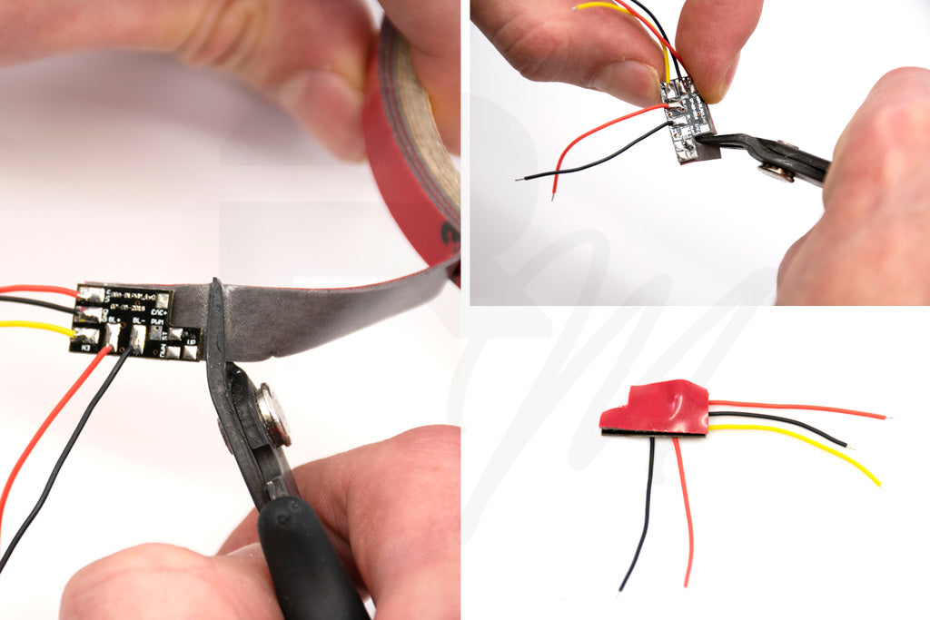 Insulate Retro Modding VRV2 board with foam tape