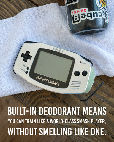 Built-in deodorant means you can train like a world-class Smash player, without smelling like one