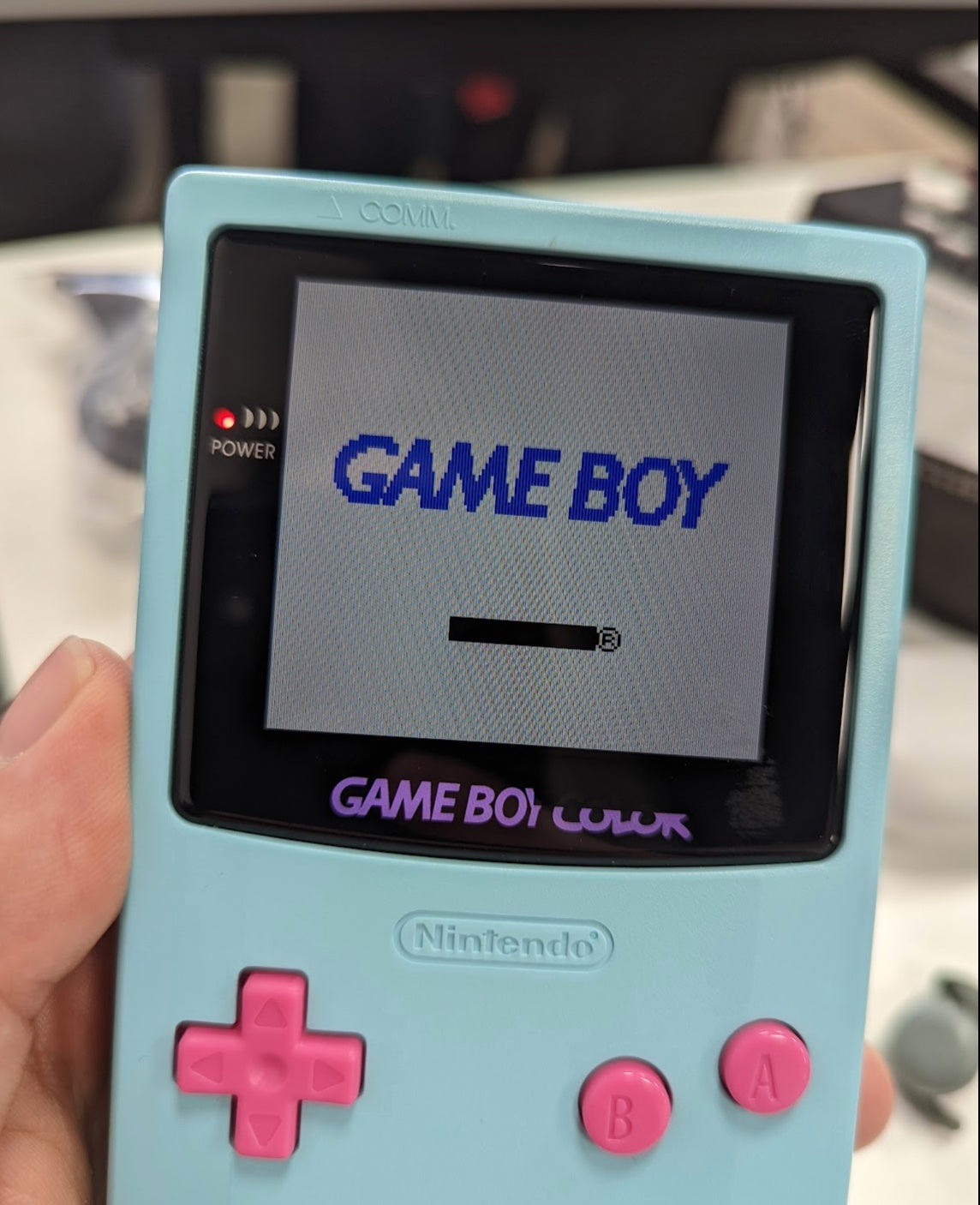 Funny Playing IPS game boy color logo problem : r/Gameboy