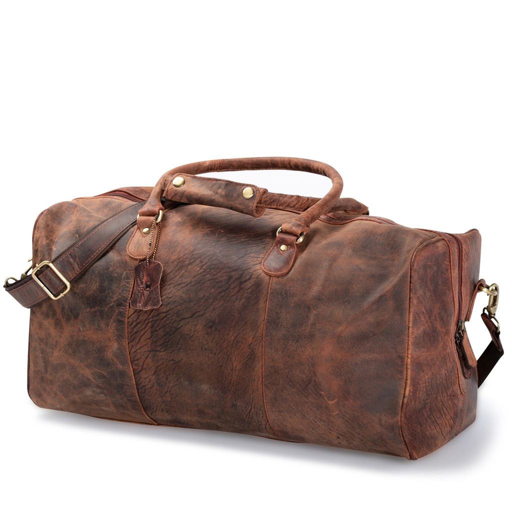 men's leather travel bag australia