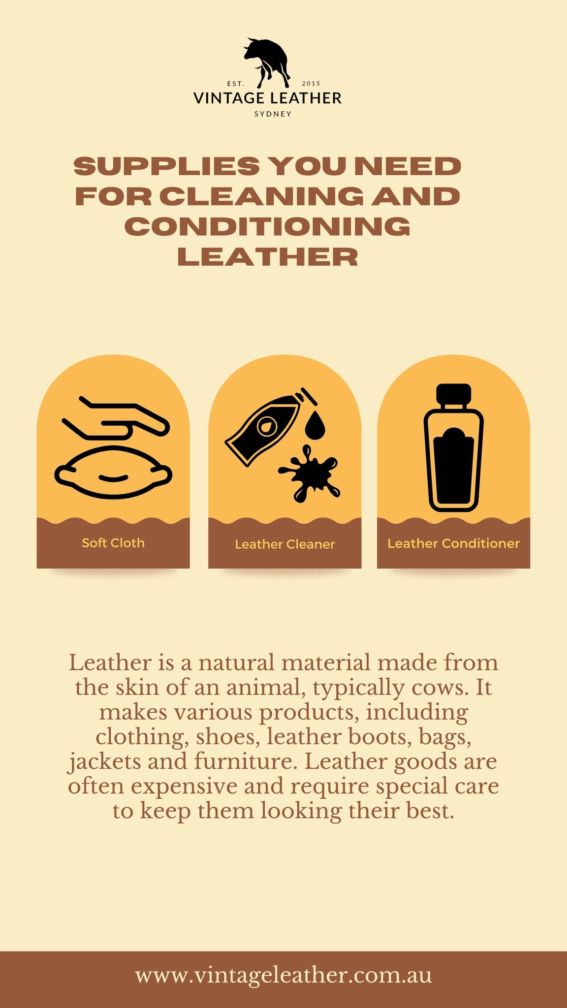 Supplies you need for cleaning and conditioning leather Blog