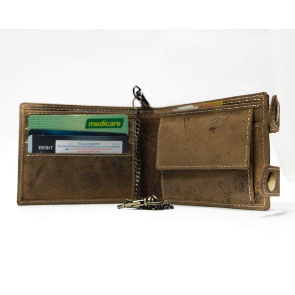 Vintage Leather | Mens Wallet - Kensas | Free Shipping Australia