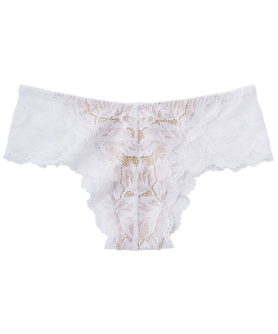 Gladioli White Floral Lace Bikini Underwear