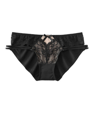 Buy CinGr8 Open Back Panties, Sexy Lace Underwear Bow-Tie Bikinis Lingerie  Black Online at desertcartINDIA