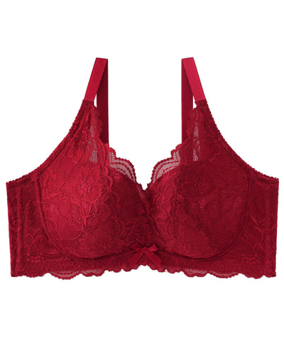 PASSIONATA Red Lace Bar Neck Push Up Bra Size UK 36B - EUR 80B BNWT  3340442837060 on eBid United States