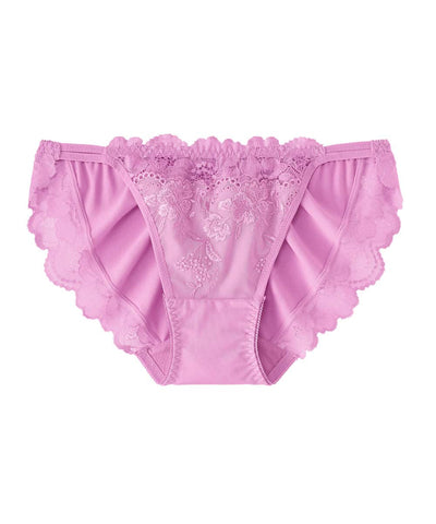 Emmie lace trim brazilian knickers, Powder Pink