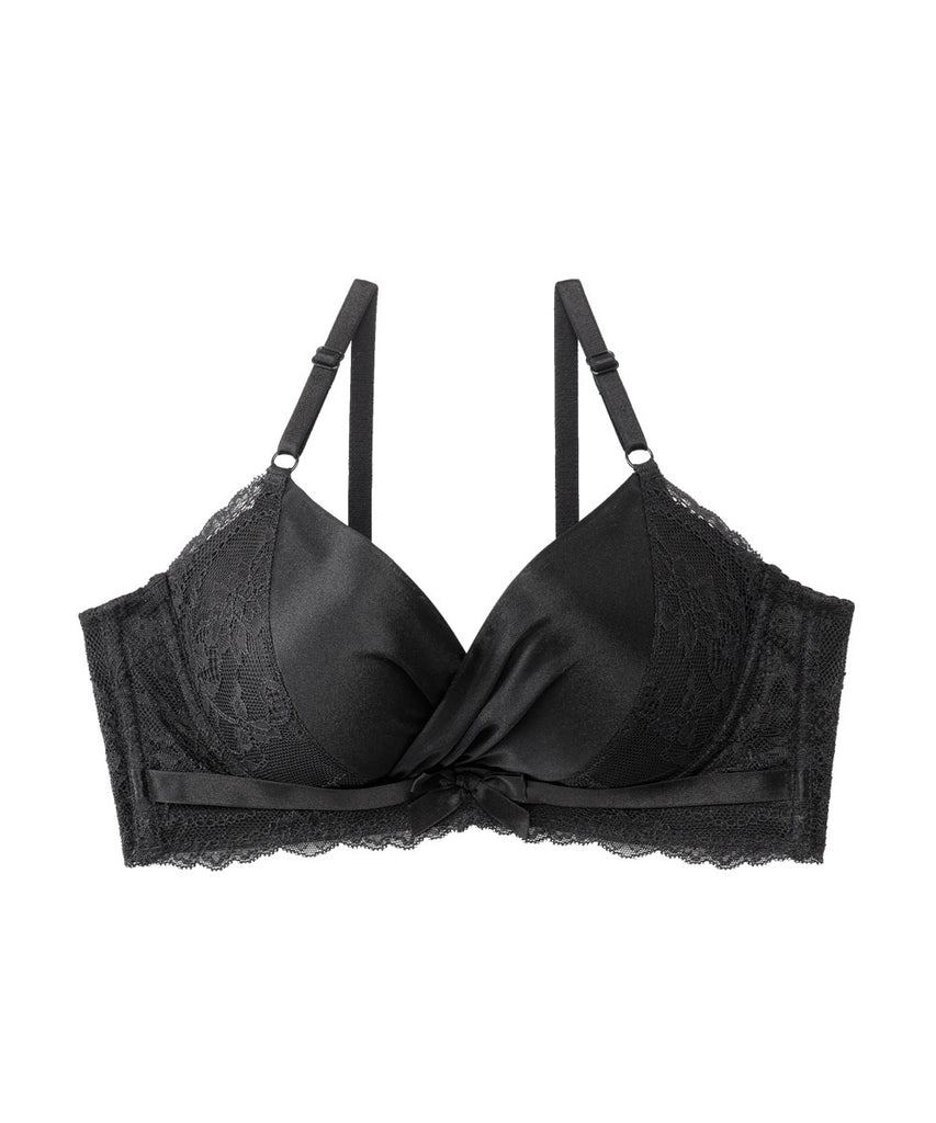 Satin Side Slimming Push-Up Bra | aimerfeel