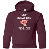 Funny-Pig---I-Just-Really-Like-Cute-Pig-Lovers-Gifts-YOUTH-Tshirt/LS/Sweatshirt/Hoodie-PC90Y-Port-and-Co.-Youth-Crewneck-Sweatshirt-Jet-Black-YXS
