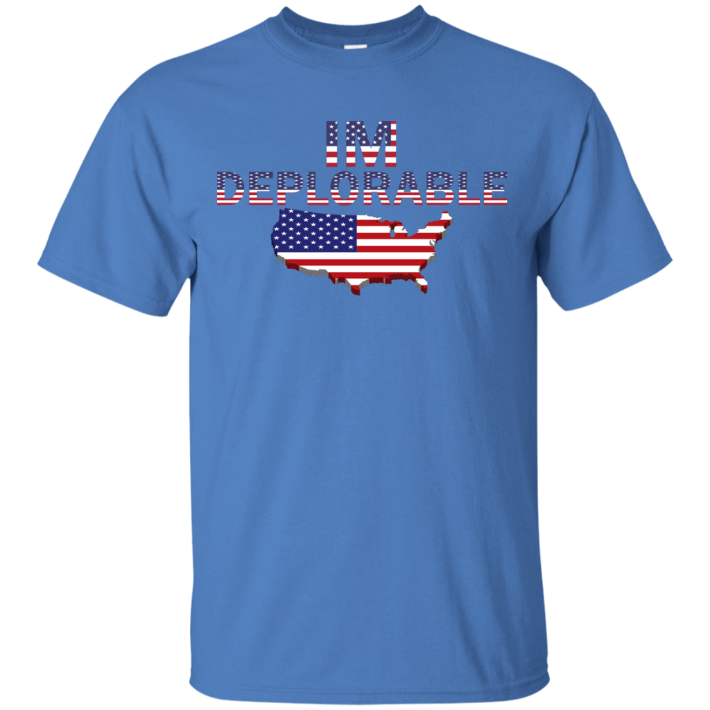 I'M Deplorable American Flag T-Shirt – Tee Support