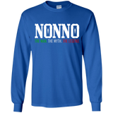 Nonno-The-Man-The-Myth-The-Legend---Italian-Pride-YOUTH-Tshirt/LS/Sweatshirt/Hoodie-PC90Y-Port-and-Co.-Youth-Crewneck-Sweatshirt-Jet-Black-YXS