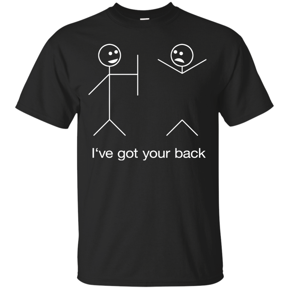 I’ve got your back stick figures Nerd T-Shirt – Tmerch Store