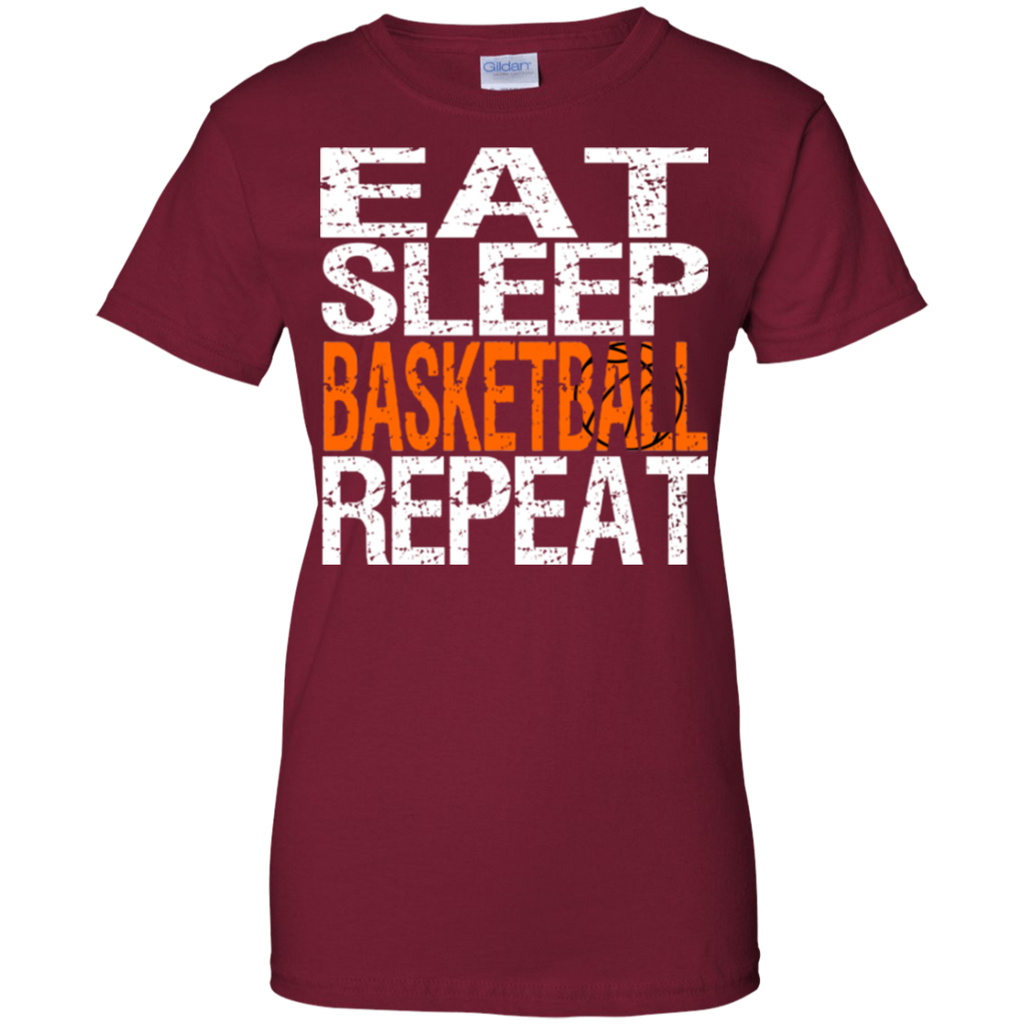 Eat-Sleep-Basketball-Repeat-Men/Women-T-shirt-Unisex-T-Shirt-Black-Small