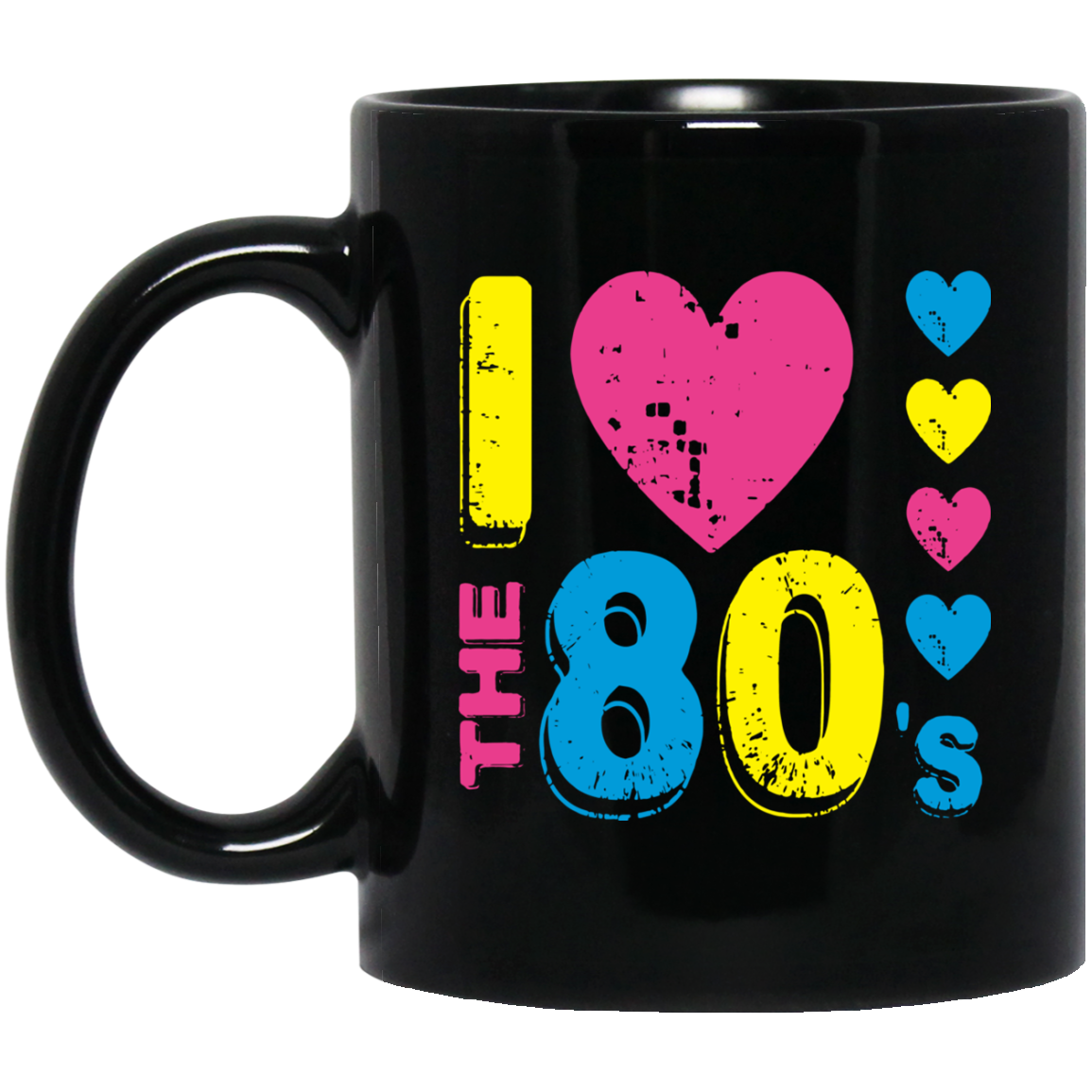 80s i love 80s mugs tee support bm11oz 11 oz black mug black one size