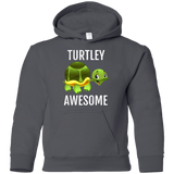 Turtley-Awesome---Turtle-YOUTH-Tshirt/LS/Sweatshirt/Hoodie-PC90Y-Port-and-Co.-Youth-Crewneck-Sweatshirt-Jet-Black-YXS