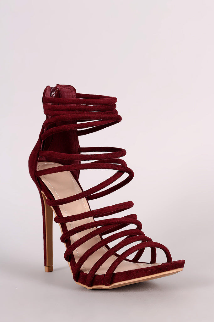 shoe republic la lace up heels