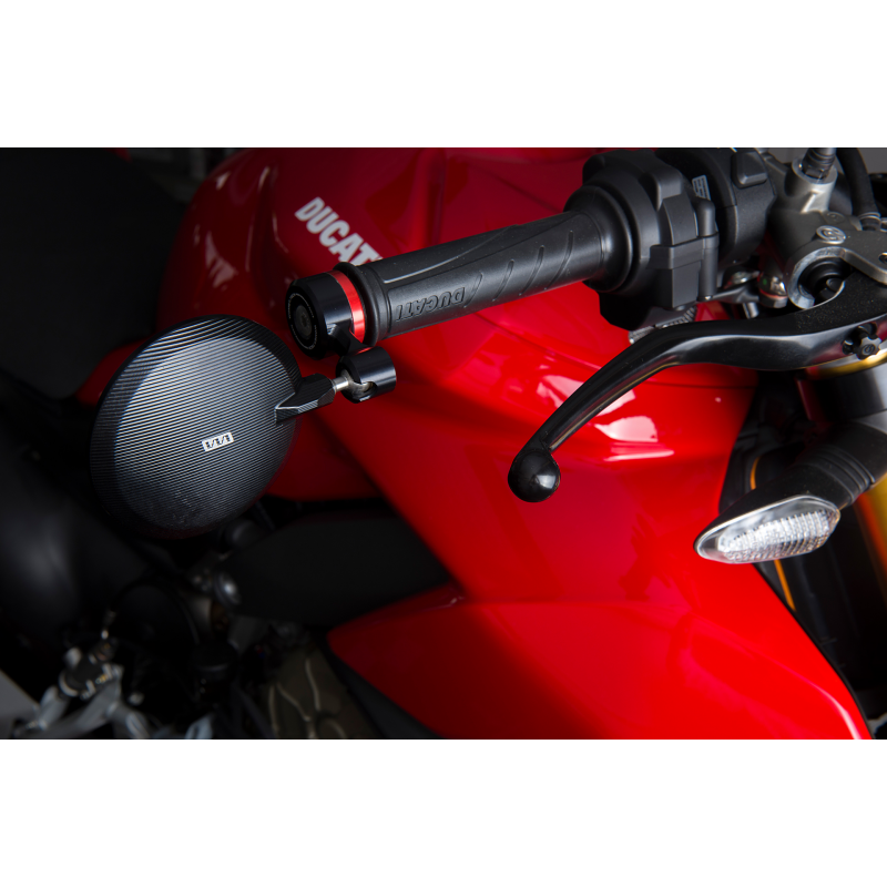 Honda Grom Round Bar End Mirrors by WometTech fendereliminators