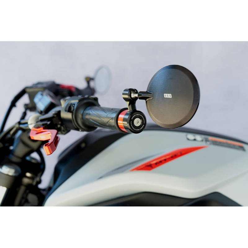 Honda Grom Round Bar End Mirrors by WometTech fendereliminators