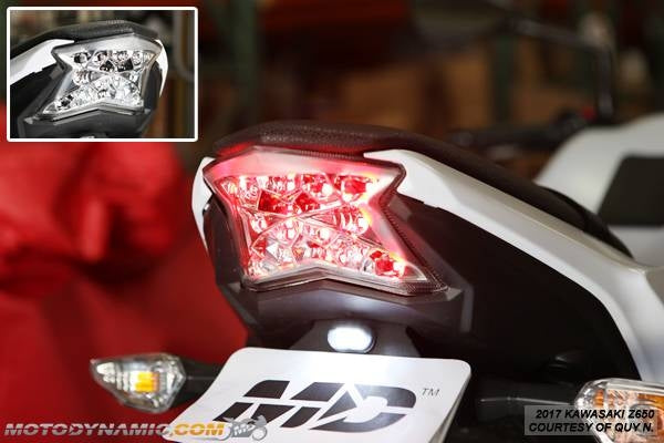 detaljer berolige Overgivelse 2020-2021 Kawasaki Z650 Integrated LED Tail Light | 2020-2021 Kawasaki -  fendereliminators