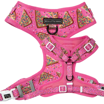 Adjustable-Dog-Harness-Pink-Fairy-Bread.png__PID:98a93896-571b-4358-bb06-756dc2a7aa0a