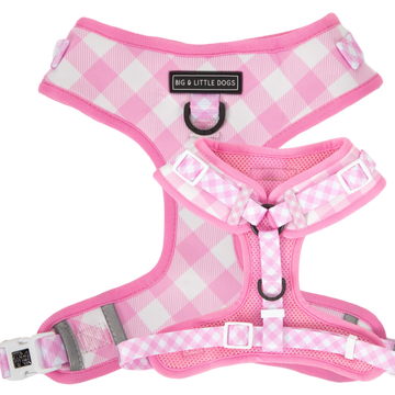 Adjustable-Dog-Harness-Pink-Milk-Gingham-01.png__PID:a9389657-1b33-48fb-8675-6dc2a7aa0a19