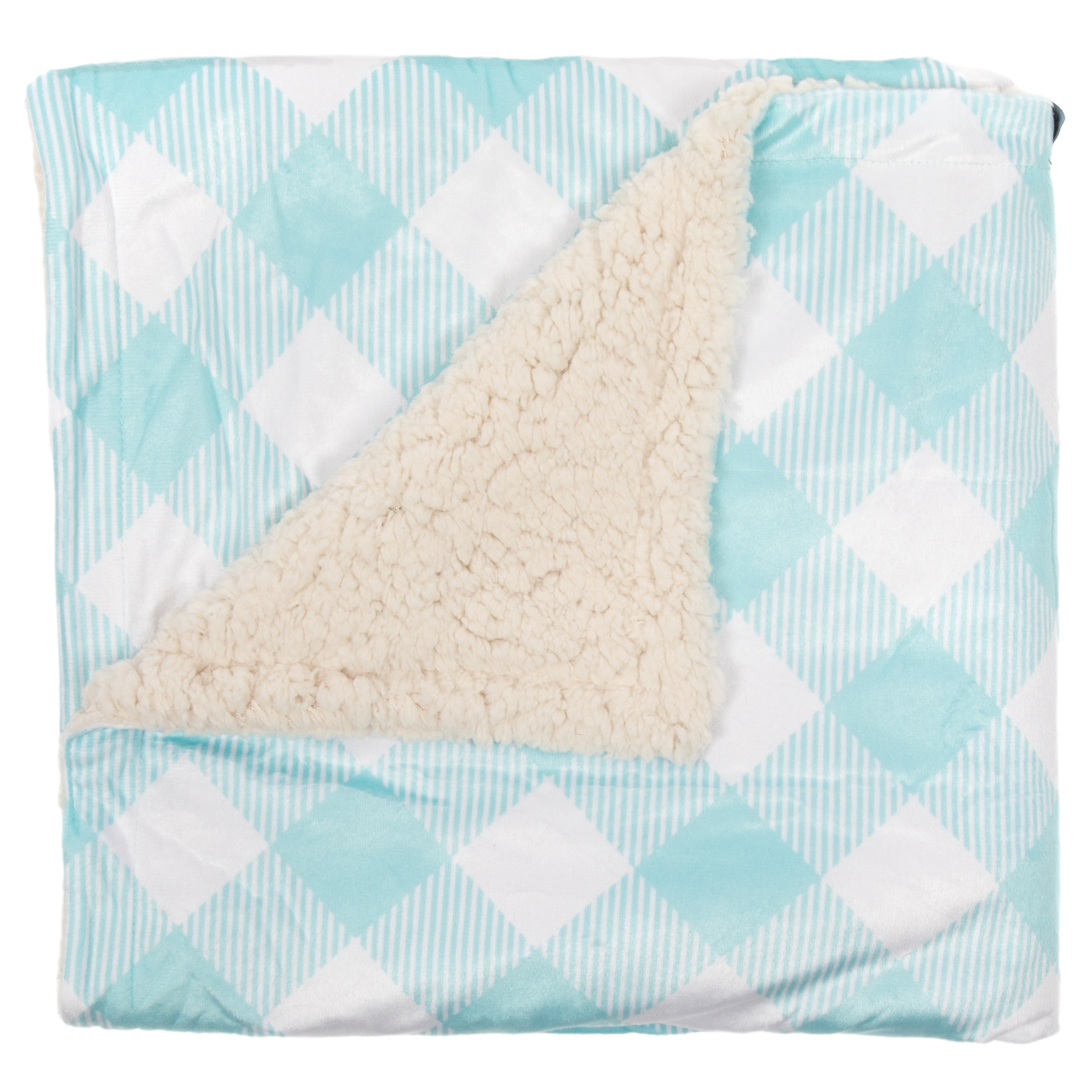 Plush-Dog-Blanket-Mint-Gingham-1.png__PID:88b190f2-0ae8-4f61-932c-f54ccc02f590