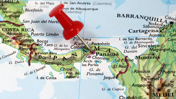 map showing Panama