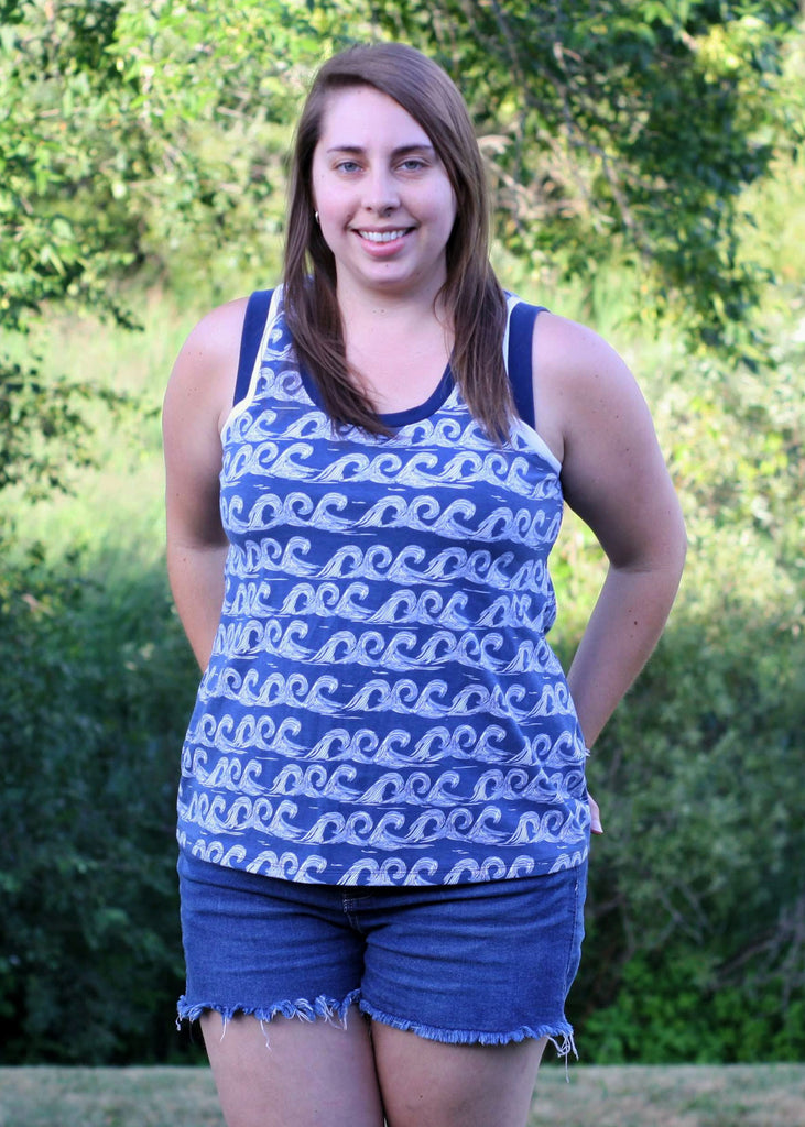 Geo Tank Top PDF Sewing Pattern - Misusu Patterns