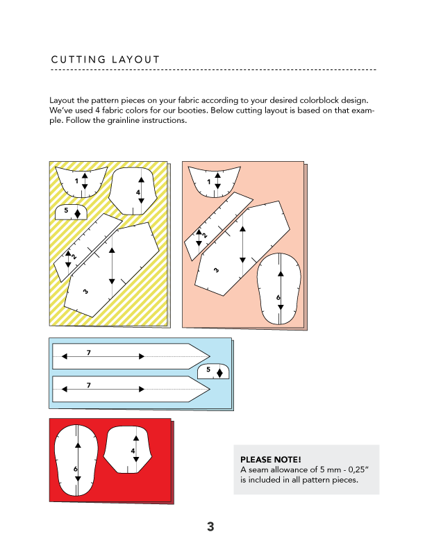 baby booties sewing pattern