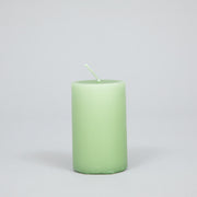Ib Laursen Pillar Candle in LIGHT GREEN (Medium) - Pack of 2