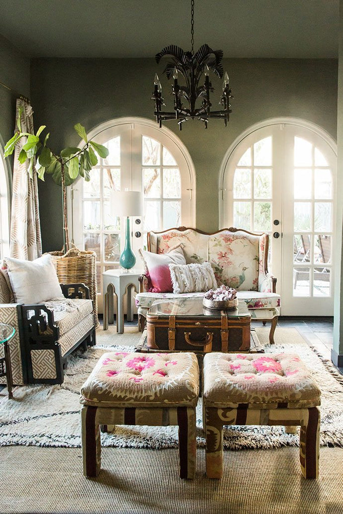 Boho Chic Interior with Vintage Furniture