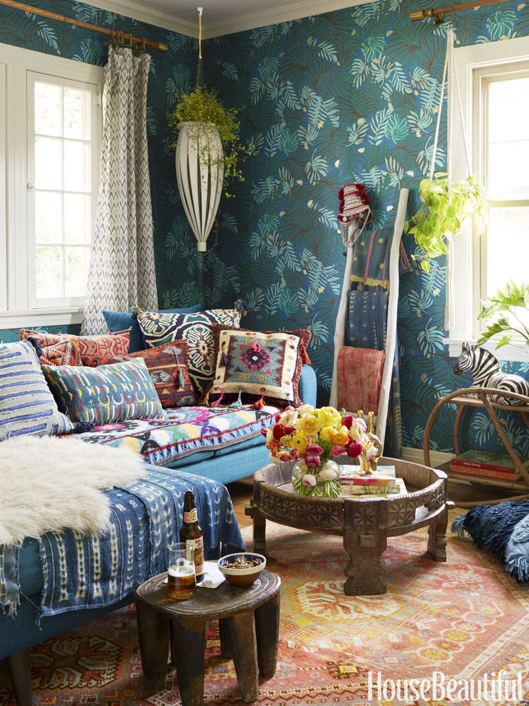 Bohemian Lounge with Quirky Decor