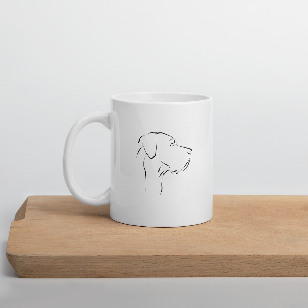 great dane coffee mug