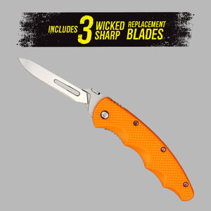 Wiebe Beaver Skinning & Fleshing Knife – North American Trapper