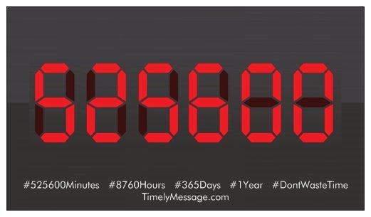 525,600 Minutes Card