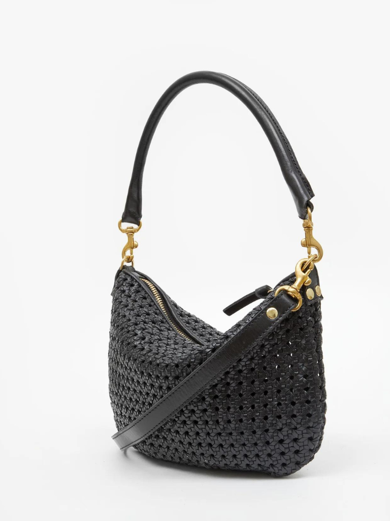 Clare V. Sandy Woven Market Tote in Natural